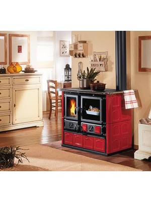 La Nordica Rosa 4.0 Maiolica Kırmızı Ithal Italyan Kuzine Soba