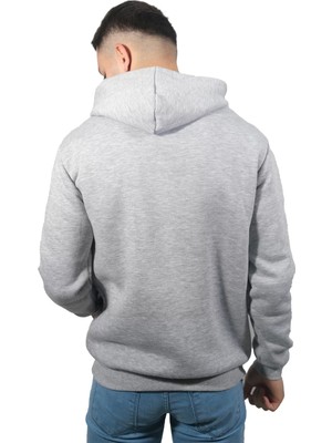 Daniel Milano Erkek Holiday Gri Kapüşonlu SWEATSHIRT-238