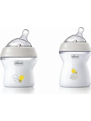 Chicco Natural Feeling Pp Biberon Ikili 150+250ML Desenli