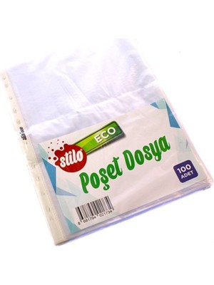 Stilo Poşet Dosya A-4 Eco 100'lü 2'li Set