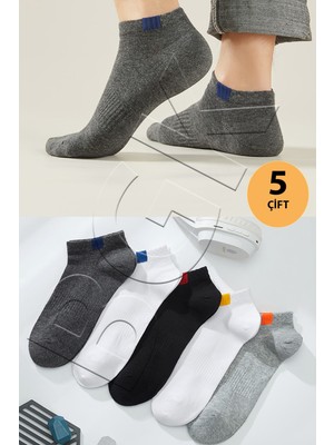 Bgk Unisex 5'li Spor Patik Çorap Yıkanmış