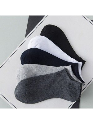 Bgk Unisex 5'li Basic Patik Çorap Yüksek Teknoloji 100 Adet Uzun Süreli Kullanım 