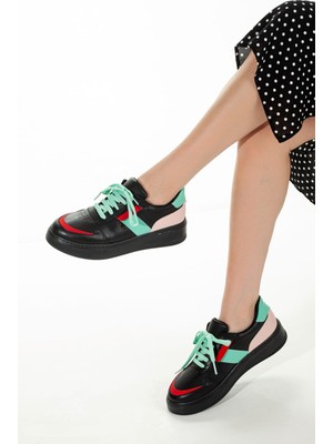 Munshoe Siyah Mavi Spor Ayakkabı GZ3019