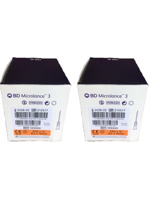 Bd Microlance Turuncu İğne Ucu 25G 2 Kutu 100 Adet
