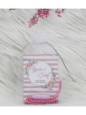 luxurianthome Keseli Tülde Isimli Yasin Kitabı Tesbih Bebek Şekeri Sünnet Mevlüt Hediyesi 30 Adet