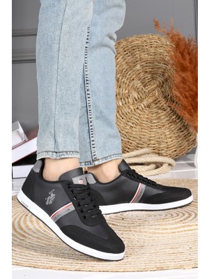 U.S. Polo Assn. Kares 2 Wt Siyah Erkek Sneaker Ayakkabı V8