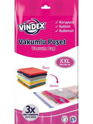 Vindex 6'lı Vakumlu Poşet Vakumlu Hurç Ekonomik Set