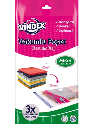 Vindex 6'lı Vakumlu Poşet Vakumlu Hurç Ekonomik Set