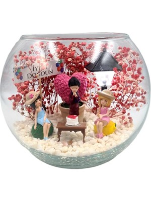 Çiçek Tasarım Sanatları Teraryum Iyi Ki Doğdun Canım Arkadaşım . Arkadaşa Hediye