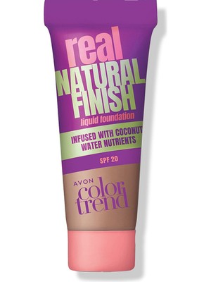 Avon Real Natural Finish Likit Fondöten 30 Ml. Medium Beige