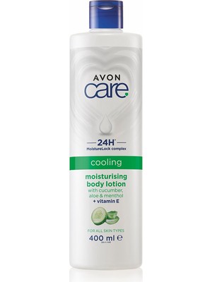 Avon Care Cooling Salatalık, Aloe Ve Mentollü E Vitaminli Vücut Losyonu 400 Ml.