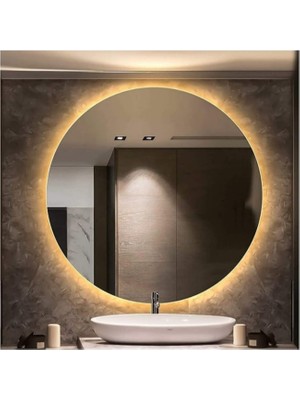 Toprak Dekor 60 cm Günışığı  Ledli Ayna-Banyo Aynası-Işıklı Ayna Günışığı