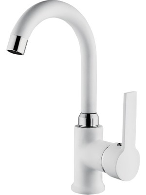 Itimat Kısa Kugu Mıx Lavabo Bataryası Idea Beyaz 563K.CW