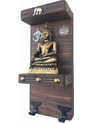 Gökçen Hobi Buda Lord Shiva Buddha Anahtar Askısı El Yapımı