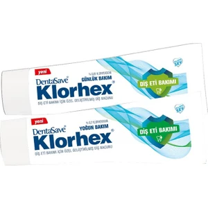 Klorhex Diş Macunu Günlük Bakım ve Yoğun Bakım 75 ml