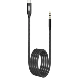 Go Des GAC-365 Type-C Aux Kablo 3.5 mm Ses Kablosu 100 cm Tak & Çalıştır Sağlam Naylon Örgü