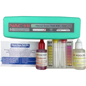NAC-Hİ Havuz Suyu Test Kiti Ph - Klor Ölçüm Kiti