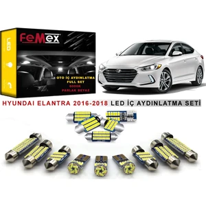 Hyundai Elantra 2016-2018 LED Iç Aydınlatma Ampul Seti Femex Parlak Beyaz