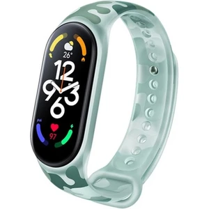 Bilişim Aksesuar Xiaomi Mi Band 7 Akıllı Bileklik Transparan Kamuflaj Saat Kordonu (Saat Içermez Sadece Kordondur)