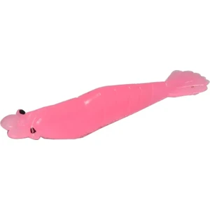 3056 Silikon Karides 8cm Suni Yem 5'li Paket 002