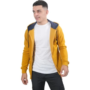 Daniel Milano  Erkek Armalı Fermuarlı Kapüşonlu Sarı SWEATSHIRT-313
