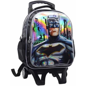 Batman Çekçekli Okul Çantası Siyah 1209