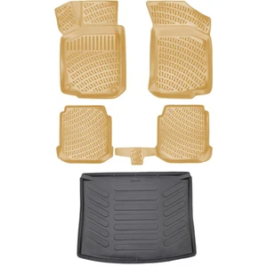 Vw Golf 4 Bej 3D Paspas+Bagaj Havuzu Seti