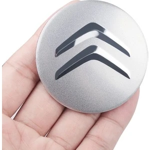 İk Tuning Cıtroen Logo 56 mm Jant Göbek Stıcker (Gümüş)