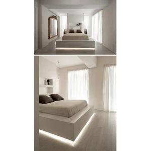 Alüminyum LED Kanalı LED Profili ve Beyaz Üst Kapağı 3x1 Metre Boş Kasa 724-01