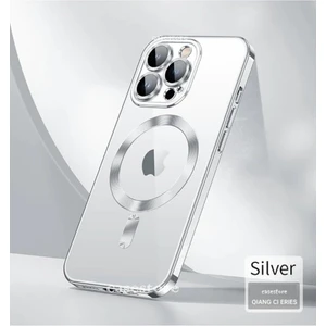 M.TK Moveteck Iphone 14 Pro Uyumlu Kılıf Kamera Lens Üstü Kaplama Korumalı Manyetik Magsafe Renkli Şeffaf