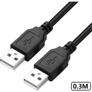 5246 USB Uzatma Kablosu 0.3 Metre Uzatıcı Iki Ucu Erkek Erkek 30CM