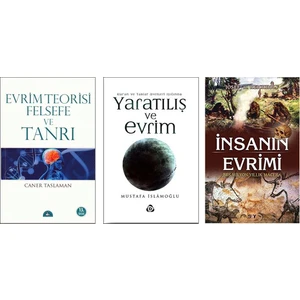 Evrim Teorisi Felsefe ve Tanrı - Yaratılış ve Evrim  - Insanın Evrimi (3 Kitap Set)