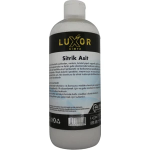 Luxor Kimya Sitrik Asit limon tuzu 400 gr