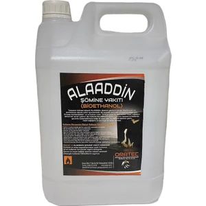 Alaaddin 5 Lt Bacasız (Bioethanol) Şömine Yakıtı Şömine Yakıtı 5 Lt