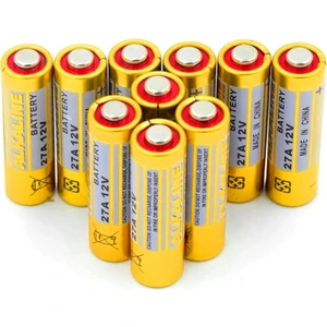 Ata Elektronik 2 Kart - 10 Adet - Alkalin 27A  Garaj Bariyer Kepenk Kumandası Pili 10PCS 27A 27AE 27MN A27 12V G P