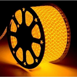 Cfr Hortum Esnek Şerit LED  Amber Rengi + 220V FIŞ/1,2,3,4,5,10,15,20,25,50,100 Metre