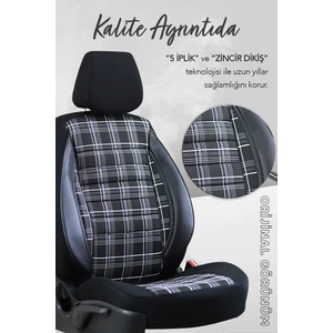 Ekose Serisi Universal Oto Koltuk Kılıfı