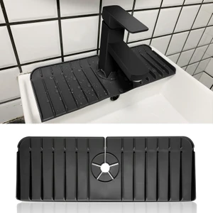 Swico Remado Mutfak ve Banyo Için Musluk Matı - Siyah  (Yurt Dışından)