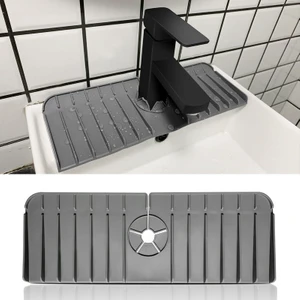 Swico Remado Mutfak ve Banyo Için Musluk Matı - Gri  (Yurt Dışından)