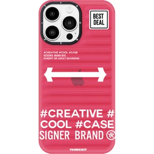 Apple iPhone 13 Pro Kılıf Baskılı Desenli Youngkit Luggage Firefly Serisi Kapak