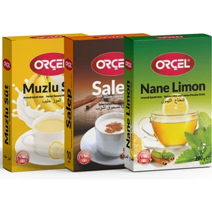 Salep 200GR.+ Muzlu Süt 200GR.+NANE Limon 200GR. Oralet Set