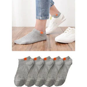 Unisex 5'li Spor Patik Çorap Yıkanmış