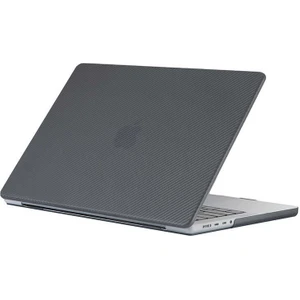 ZORE Apple Macbook 14.2' 2021 A2442 Msoft Carbon Fiber Tasarımlı Kılıf