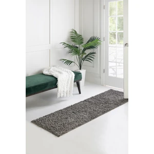 Angora Home Taft Kaymaz Shaggy DH5001 Koyu Gri