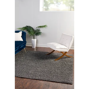 Angora Home Taft Kaymaz Shaggy DH5001 Koyu Gri