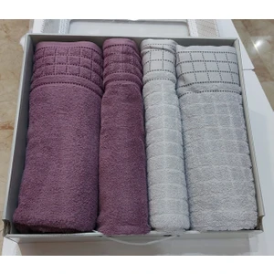 Özdilek Graph Best Set (Hamam Takımı) Mürdüm-Gri