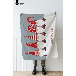 Marte Home Yılbaşı & Christmas Desenli Çift Taraf Baskılı 100X170 cm Polar Tv Battaniyesi