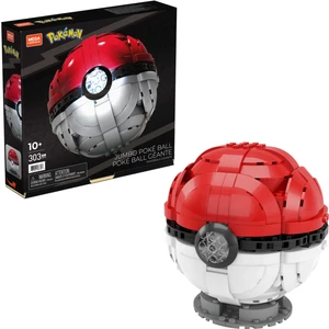 MEGA Construx™ Pokémon™ - Jumbo Poké Ball Yapı Seti, Çocuklar İçin Yapı Oyuncakları Hbf53
