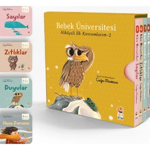 Bebek Üniversitesi Hikayeli Ilk Kavramlarım 2. Set 4 Kitap