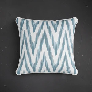 Lux Vie Ibiza Dijital Baskılı Sututmaz  Keten Görünümlü Kalın Biyeli Dokuma Kırlent